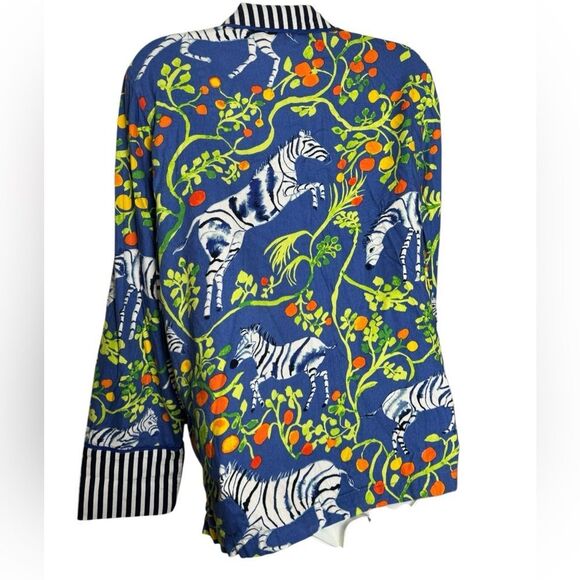 Olivia Wendel for Anthropologie Zebra Sleep Top - Picture 7 of 9